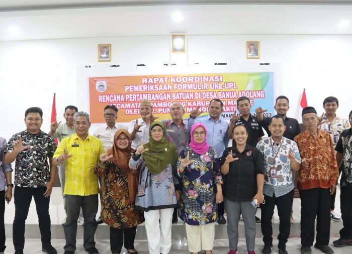 RAPAT KOORDINASI PEMERIKSAAN FORMULIR UKL-UPL CV. PUNCAK MADIRI BAKTI