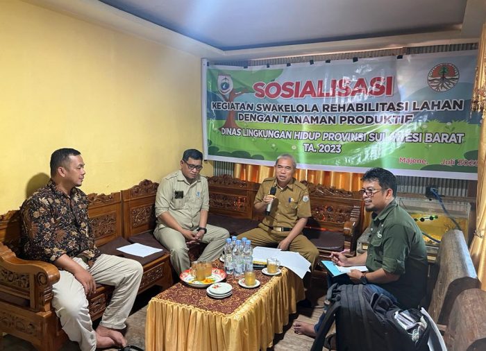 Sosialisasi Swakelola Rehabilitasi Lahan dengan Tanaman Produktif