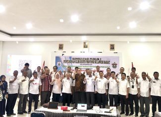 DLH PROV SULBAR MENYELENGGARAKAN KONSULTASI PUBLIK I, PENYUSUNAN KLHS RPJP PROV. SULBAR