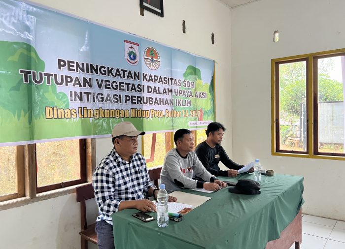 Kegiatan Peningkatan Kapasitas SDM Tutupan Vegetasi Dalam Upaya Aksi Mitigasi Perubahan Iklim