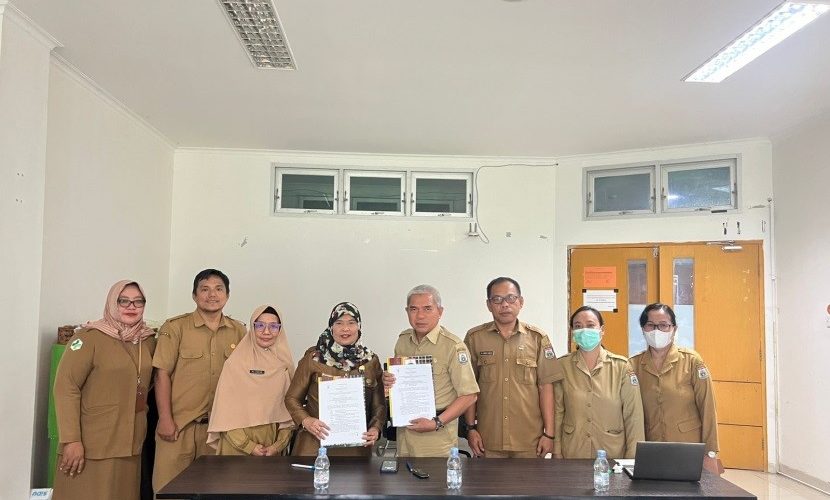 Penandatanganan MoU antara Rumah Sakit Umum Daerah Provinsi Sulawesi Barat dengan UPTD Laboratorium Dinas Lingkungan Hidup Prov. Sulbar