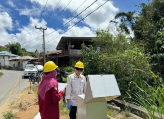 KEGIATAN SAMPLING OLEH UPTD LABORATORIUM LINGKUNGAN DINAS LINGKUNGAN HIDUP PROV. SULBAR