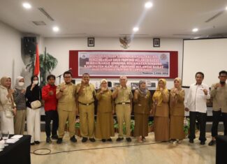 Rapat Penilaian  Dokumen Andal RKL – RPL Pengembangan RSUD Provinsi Sulawesi Barat yang berlokasi di Kel. Simboro, Kec. Simboro Kab. Mamuju.