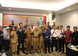 Rapat Penilaian  Dokumen Andal RKL – RPL  Rencana Pembangunan Terminal Khusus yang belokasi di Desa Lebani Kec. Tappalang Barat Kab. Mamuju .