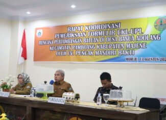 RAPAT KOORDINASI PEMERIKSAAN FORMULIR UKL-UPL CV. Puncak Mandiri Bakti