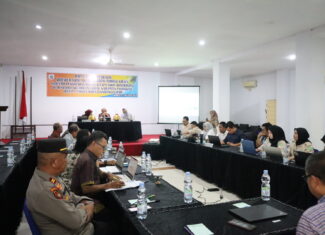 Rapat Teknis Penilaian Addendum Andal RKL – RPL Rencana Pembangunan Terminal Khusus yang belokasi di Desa Doda Kec. Sarudu  Kab. Pasangkayu .