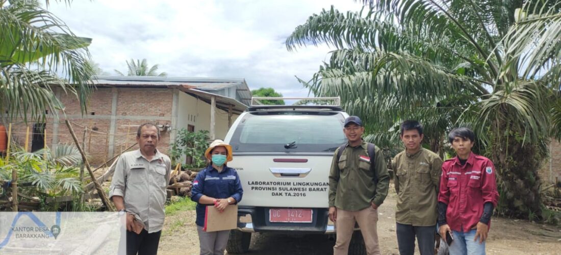 KEGIATAN SAMPLING OLEH UPTD LABORATORIUM LINGKUNGAN DINAS LINGKUNGAN HIDUP PROV. SULBAR