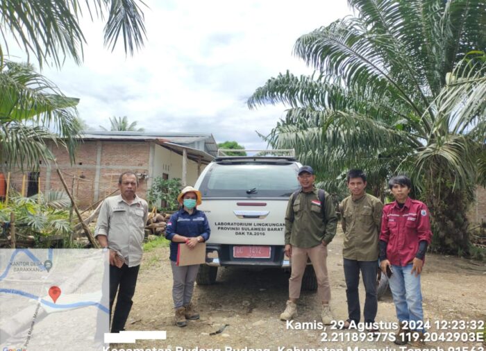 KEGIATAN SAMPLING OLEH UPTD LABORATORIUM LINGKUNGAN DINAS LINGKUNGAN HIDUP PROV. SULBAR