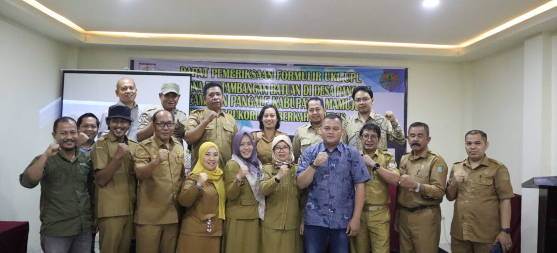 RAPAT PEMERIKSAAN FORMULIR UKL-UPL Rencana Pertambangan Batuan PT. Bukorindo Berkah Celebes